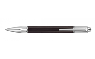 Silver-Plated and Rhodium-Coated VARIUS™ EBONY Ballpoint Pen