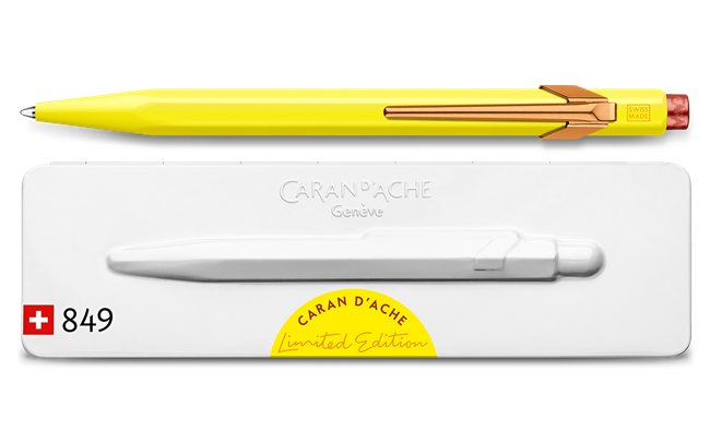 DERNIÈRES PIÈCES - Stylo Bille 849™ CLAIM YOUR STYLE Jaune Canari Édition Spéciale