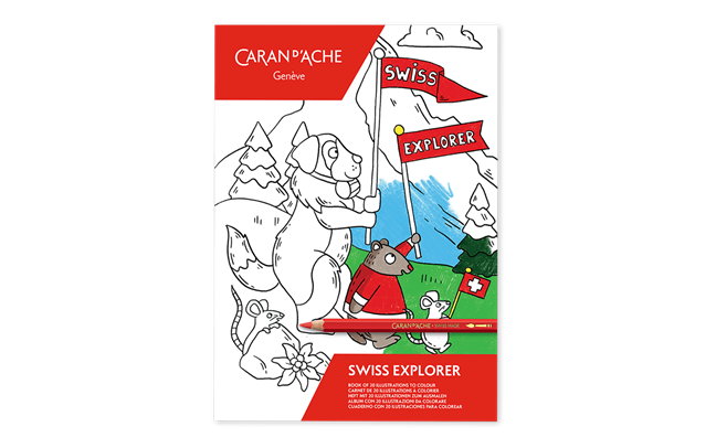 SWISS EXPLORER Colouring Book