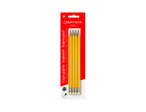 Set pack containing 4 HB pencils with eraser