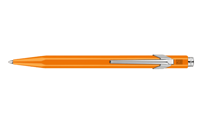 Box of 10 Orange ballpoint pens 849™ FLUOLINE