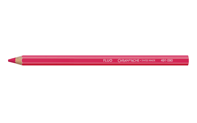 Box of 12 MAXI Pink Fluo pencils