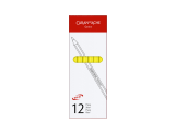 Box of 12 MAXI Yellow Fluo pencils