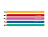 COLOUR TREASURE MAXI GRAPHITE HB Set of 5 Pencils (Limited Edition)