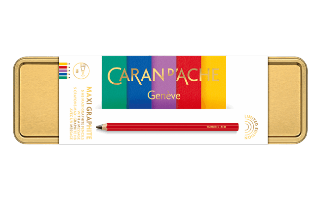 Set de 5 Crayons MAXI Graphite HB COLOUR TREASURE - Édition Limitée