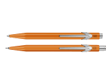 Set 849™ Orange Fluo Stylo Bille + Porte-Mine