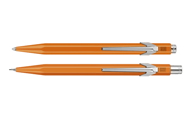 Set 849™ Neon Orange Kugelschreiber + Minenhalter