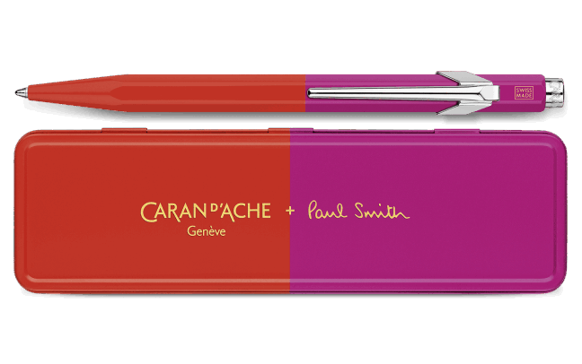 849™ PAUL SMITH Warm Red & Melrose Pink Ballpoint Pen Special Edition