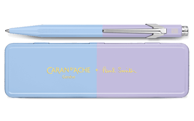 849™ PAUL SMITH Sky Blue & Lavender Purple Ballpoint Pen Special Edition