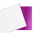 Notizbuch COLORMAT-X A5 Violett