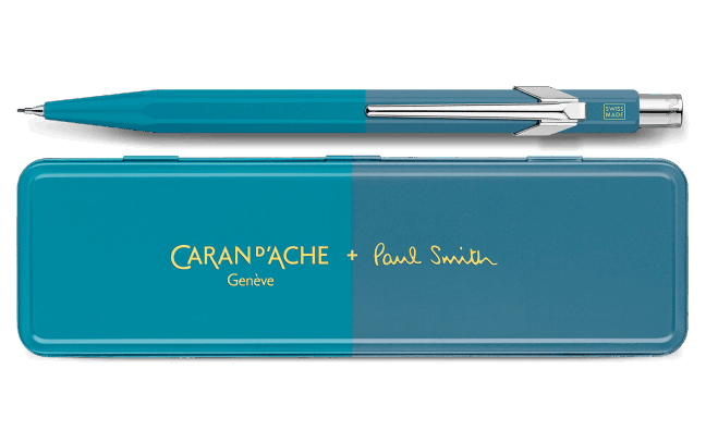 849™ PAUL SMITH Cyan Blue and Steel Blue Mechanical Pencil - Limited Edition