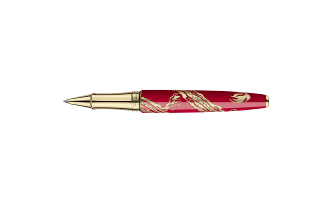 Stylo Roller DRAGON Rouge Édition Limitée